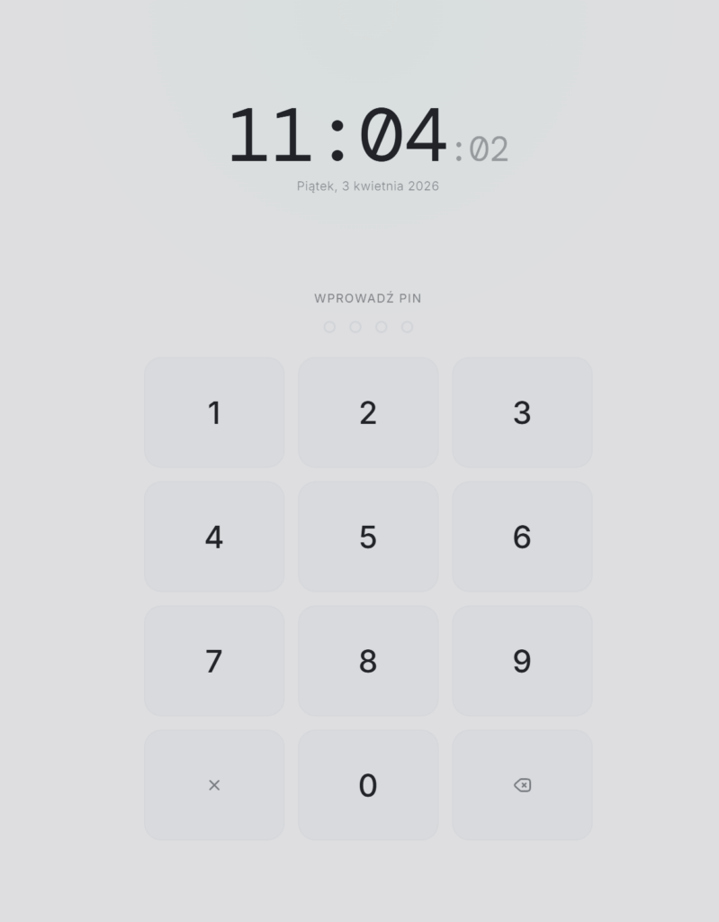 Terminal rejestracji czasu pracy