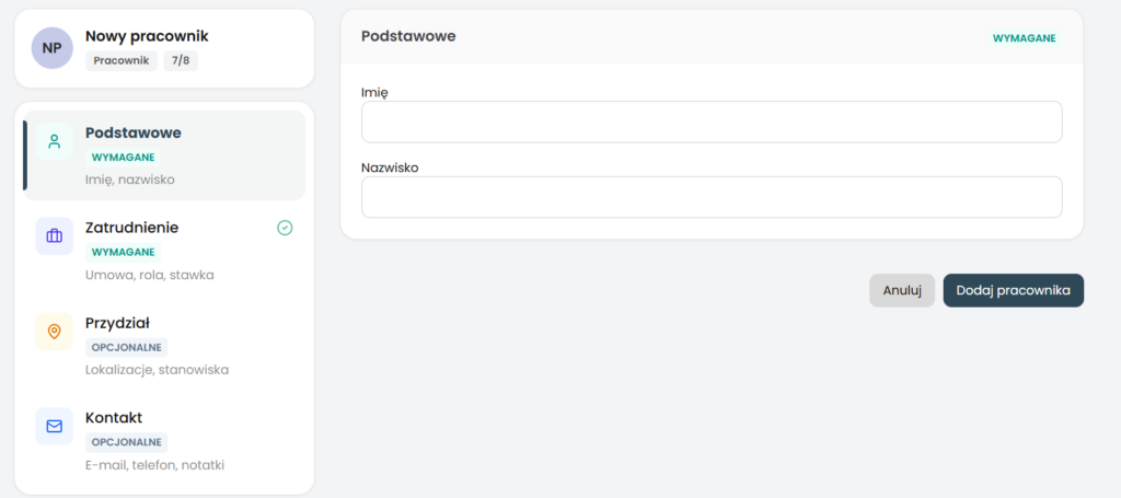 zarządzanie pracownikami